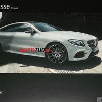 あっ、出ちゃった！メルセデスEクラスクーペ新型、公開直前カタログ画像が流出！ 画像