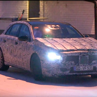【動画】メルセデスAクラス次期型、ボディ拡大＆9速DCTで雪道スイスイ 画像