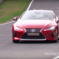 発売間近！レクサスLC500、ニュル試乗動画 画像
