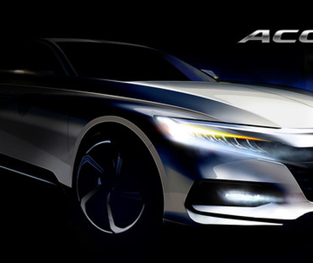 ホンダ アコード 新型のデザインスケッチを公開 7月デビューが決定 画像