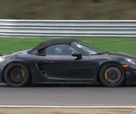 【動画】ポルシェ 718ボクスター初のスパイダー、ニュル高速テストで7分37秒計測か! 画像