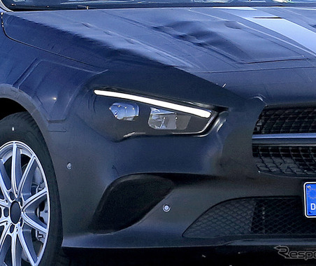 最終デザイン丸見え…メルセデスベンツ CLA 新型が、ここまで脱いだ! 画像