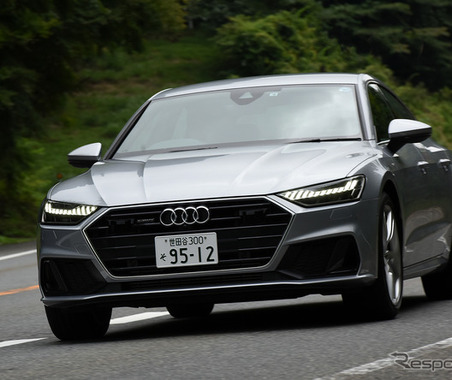 【アウディ A7スポーツバック 新型試乗】4WSと可変ステアの組み合わせは、国産勢も見直すべき…丸山誠 画像