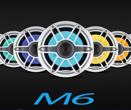 米JL AUDIOのLEDライティングシステム搭載マリーン仕様「M6スピーカー」4機種発売 画像