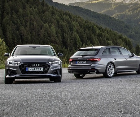 アウディ A4 改良新型、表情変化…フランクフルトモーターショー2019で発表へ 画像