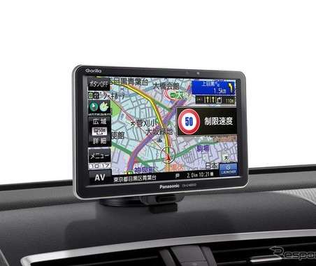 パナソニック ゴリラ 新型、全国を市街地図で100%カバー 業界初 画像