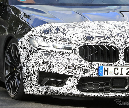 戦闘態勢は万全!BMW M5 改良新型、新デザインもくっきりと 画像