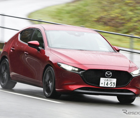 【マツダ3 SKYACTIV-X 新型試乗】割高感を除けば、走りは大いに満足できる…渡辺陽一郎 画像