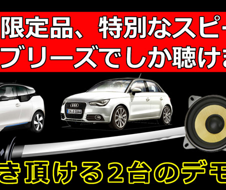 6月28日(日)にブリーズ(奈良県)にてBMW&Audiに装着したDLSスピーカー試聴会開催 画像