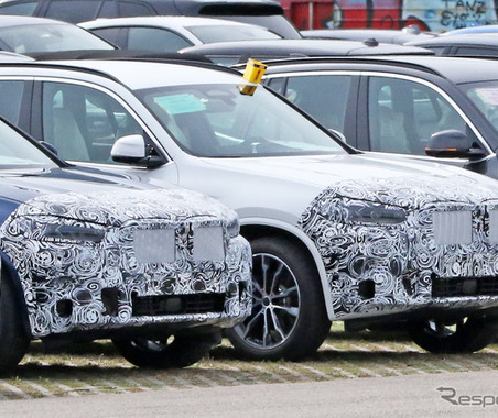 BMW X3 改良新型、高性能モデル「M40i」を初スクープ! 画像