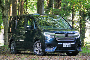 【ホンダ ステップワゴン スパーダ 試乗】ついにハイブリッド投入、走りにも明らかな違い…中村孝仁 画像