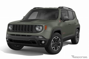 ジープ レネゲード、マットグリーンカラーの限定車発売へ 地デジチューナーも特別装備 画像