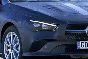 最終デザイン丸見え…メルセデスベンツ CLA 新型が、ここまで脱いだ! 画像