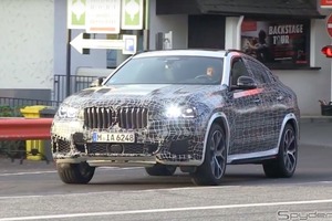 【動画】BMW新型X6プロトタイプ、実車が走った...高速&低速でスムーズな走り 画像
