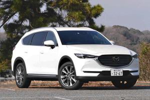 【マツダ CX-8 ガソリン 新型試乗】ガソリンエンジンの静粛性は捨て難いが…中村孝仁 画像
