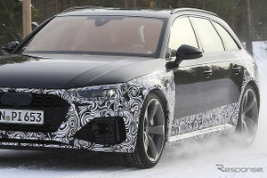 アウディのスーパーワゴン「RS4アバント」が大胆変身…改良モデルを初スクープ! 画像