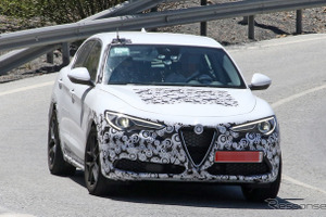 アルファロメオ ステルヴィオ 改良新型、マイルドHV&レベル3自動運転技術搭載へ 画像