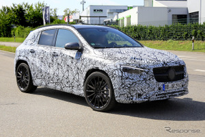 世界最強の4気筒も…メルセデスAMG GLA「35」&「45」開発車両を徹底比較! 画像