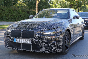「コンセプト4」の巨大グリルはどうなる? 新型BMW 4シリーズ グランクーペ を目撃 画像