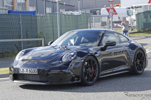 「最速」より「興奮」…ポルシェ 911 GT3ツーリング 新型をスクープ!MT採用は? 画像