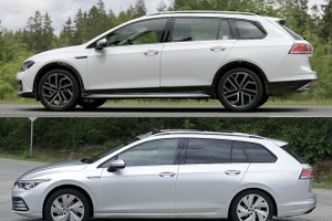 VW ゴルフオールトラック 新型、2020年内登場か…ヴァリアントと比較 画像