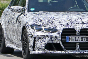 BMW M3セダン 新型にも「巨大グリル」を確認!市販型デザインくっきりと 画像