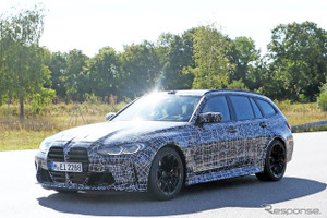 BMW M3 初のワゴン「M3ツーリング」その実車をスクープ!アウディ&AMGとガチンコ対決へ 画像