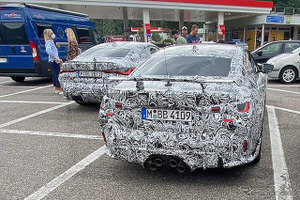 マフラーはレクサス風? 謎のBMW M4、サーキット志向の「GTS」か 画像