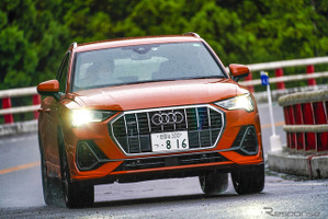【アウディ Q3 新型試乗】小気味よいハンドリングと加速に、血圧“激上がり”…岩貞るみこ 画像