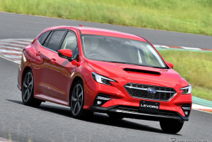 【スバル レヴォーグ 新型試乗】GT-H と STI Sport、走りの違いをサーキットで検証した…片岡英明 画像