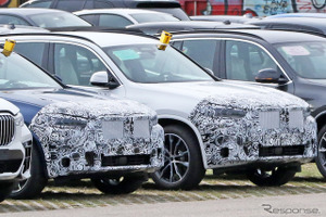 BMW X3 改良新型、高性能モデル「M40i」を初スクープ! 画像