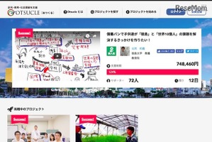 少額から支援OK、大学教員も挑戦するクラウドファンディング 画像