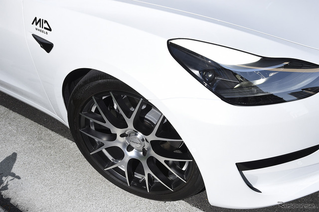 テスラのスタイリングに差を付ける！モデル3専用ホイールがMIDから
