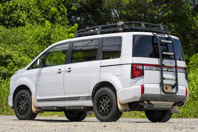 デリカD:5、デリカミニはホイールで個性化！『TEAM DAYTONA』で唯一無