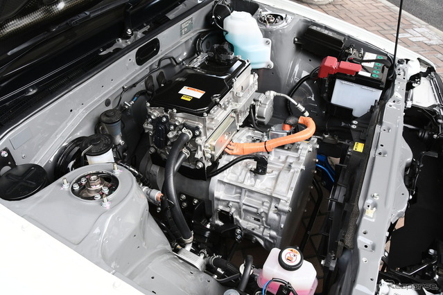 AE86のEV化を実現？ 最新エンジンへのスワップも…実際に乗れる、トヨタ