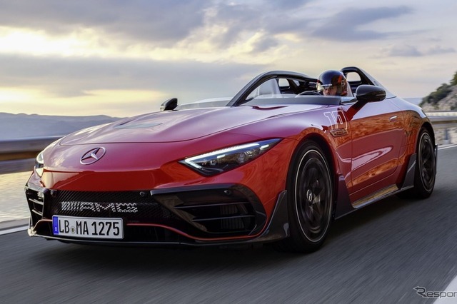F1と同じやん！」屋根もガラスもない、メルセデスAMG『ピュアスピード