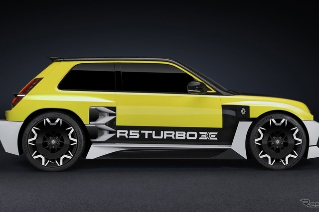 伝説のラリーカーが復活！ルノー、電動ホットハッチ『5ターボ3E』の