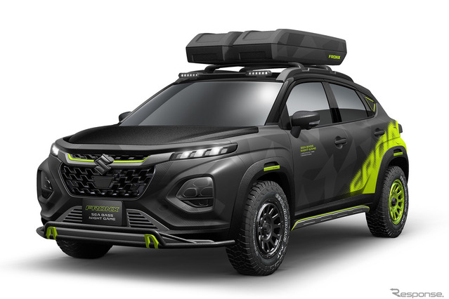東京オートサロン2025 スズキフロンクス　メガバス スズキが新型「ルアー」発売!? 『フロンクス』コンセプトをイメージ