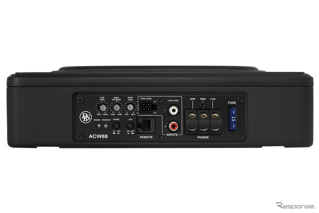 DLS ACW10 薄型パワードサブウーファー リモコン付き 実践！ 初めてのカーオーディオ」 小型・薄型のパワードサブ