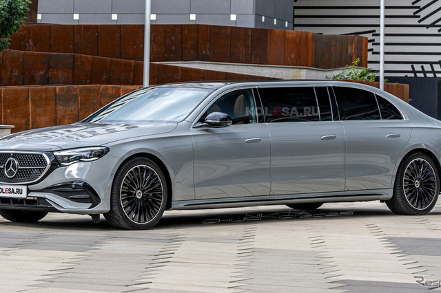 メルセデス「ビンツ」!? 6枚ドアの『Eクラス』超ストレッチリムジン