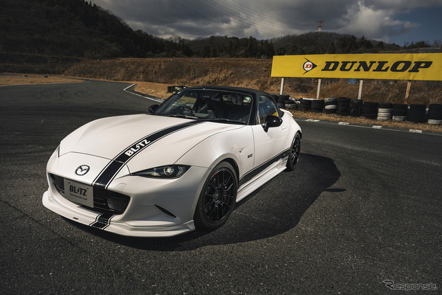 NDロードスター用　BLITZ 過給器本体 シルバー 青 取り付け金具付き 街乗りもサーキットも！ BLITZ＆ENDLESSが提案するNDロードスター最強