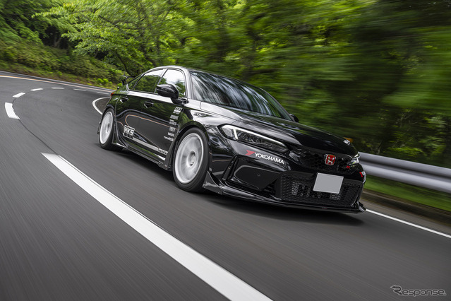 HKS HIPERMAX R 車高調 一式　TYPE R シビック FL5 走り”と“品格”の両立、HKS『HIPERMAX R』が導くシビック タイプRの