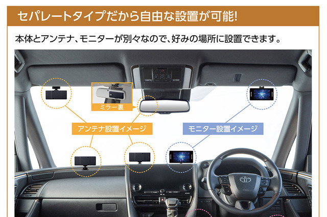 セルスター、JMA-520/401取締機対応のセパレートタイプ新型レーダー