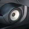 CORE-S3を導入したフロントスピーカー。ドアにはミッドバスをアウターバッフルでインストール。シンプルで美しい作りだ。