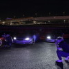 会場前に並んだのは日本車のチューニングカー