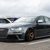 アウディ RS4 × ボルクレーシング　TE37 SAGA S-Plus…レイズファンミーティング