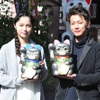 宮崎あおい、佐藤健／『世界から猫が消えたなら』ヒット祈願イベント
