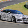 初代から豹変！510馬力のアウディ「RS5」次期型、ニュルを爆走 画像