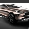 これが市販モデルか!? インフィニティ QX50新型、デトロイトで初公開へ 画像