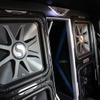 ウォールに組まれたキッカーL7。15インチを４発使うことで低音の圧倒的な鳴りを引き出している。